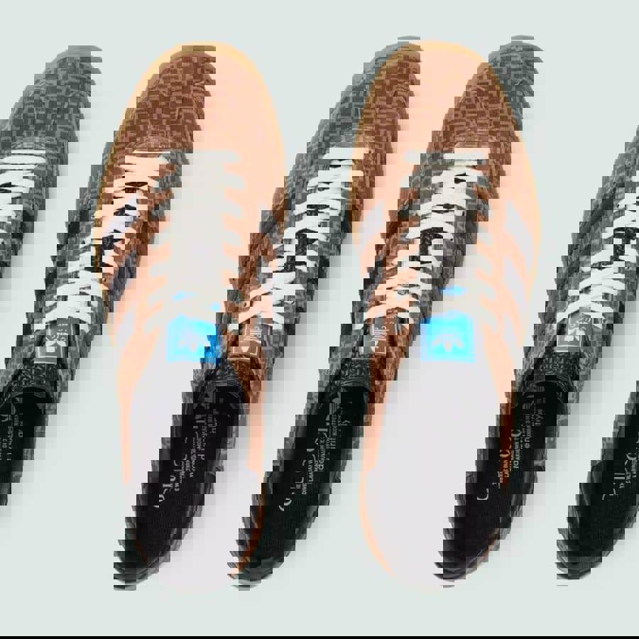 Adidas x gucci gazelle brown and black