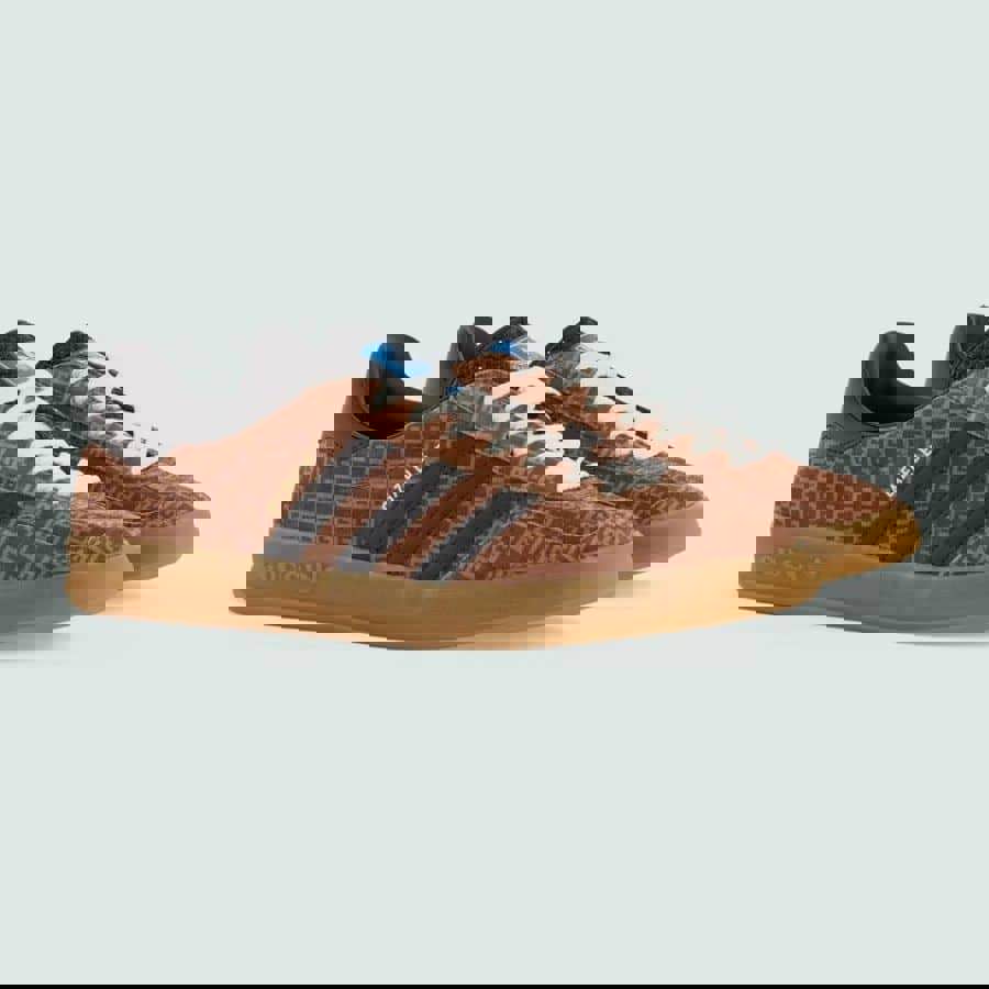 Adidas x gucci gazelle brown and black