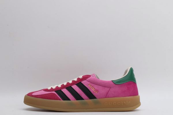 Adidas x gucci gazelle pink