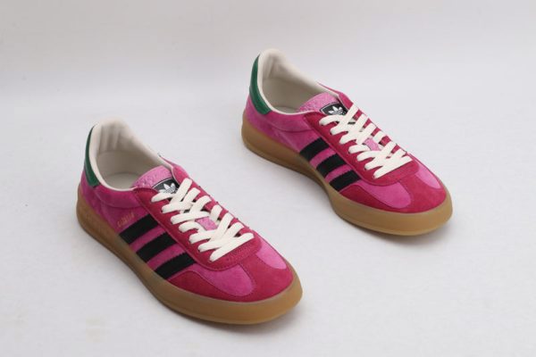 Adidas x gucci gazelle pink