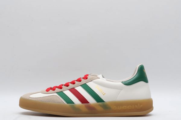 Adidas x gucci gazelle white green red