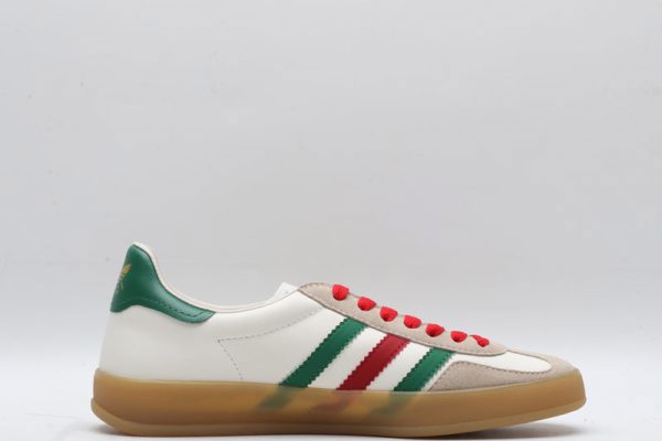 Adidas x gucci gazelle white green red