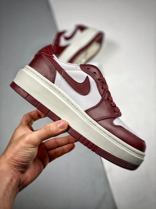 Air jordan 1 elevate low white/team red-sail dh7004-161