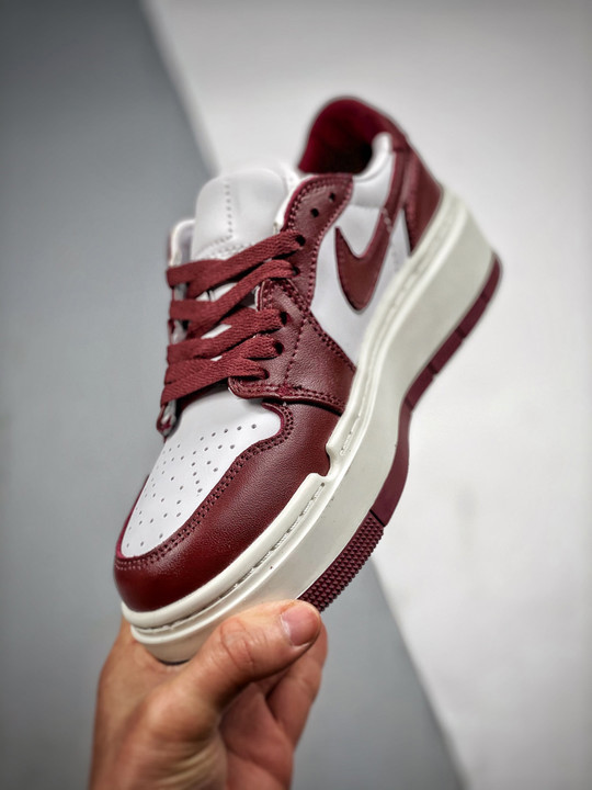 Air jordan 1 elevate low white/team red-sail dh7004-161