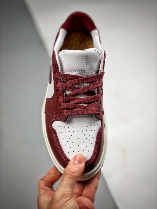 Air jordan 1 elevate low white/team red-sail dh7004-161