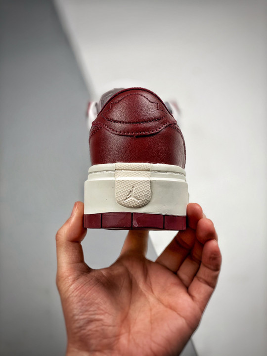 Air jordan 1 elevate low white/team red-sail dh7004-161