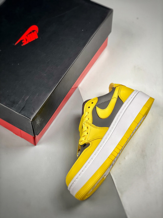 Air jordan 1 elevate low yellow and grey dh7004-017