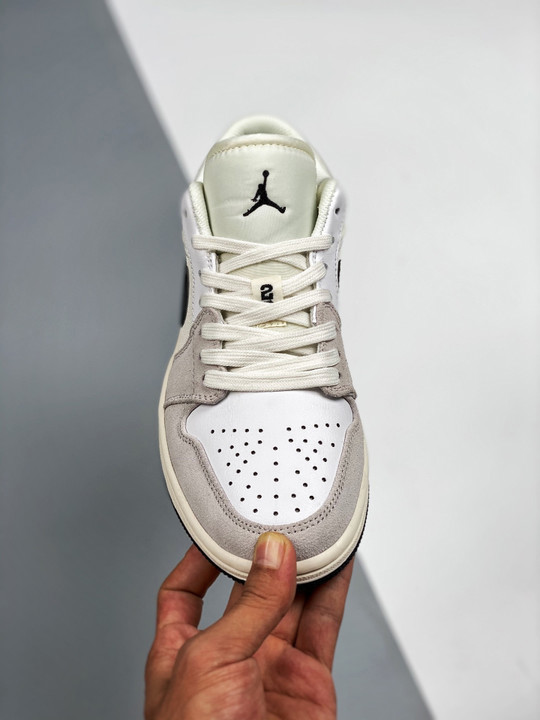 Air jordan 1 low astrograbber white/sail/black