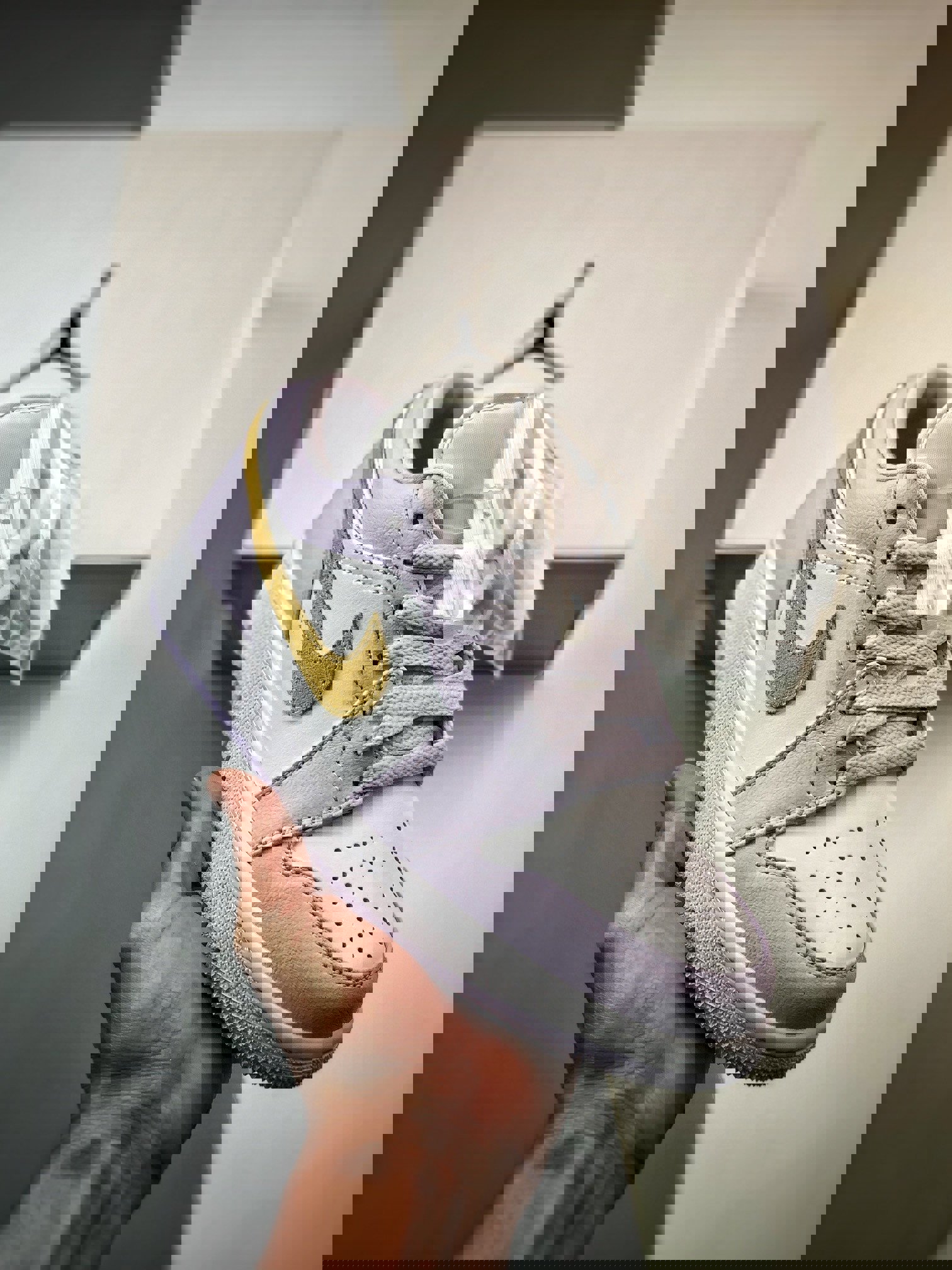 Air jordan 1 low barely grape/lemon wash-white dc0774-501