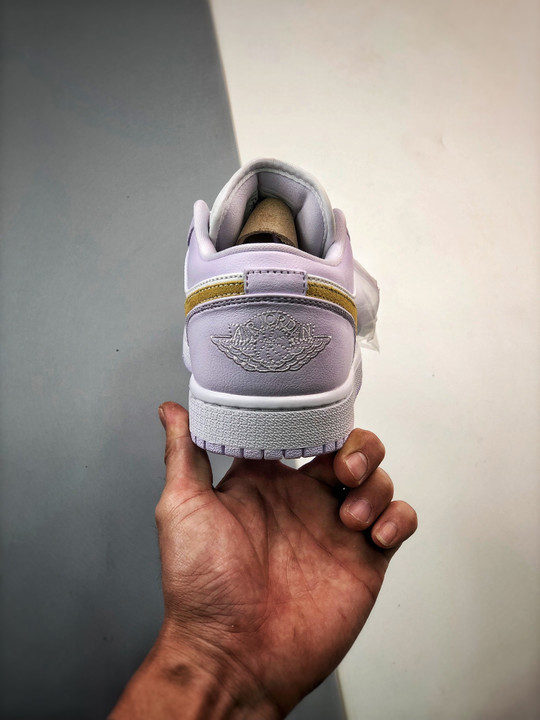 Air jordan 1 low barely grape/lemon wash-white dc0774-501