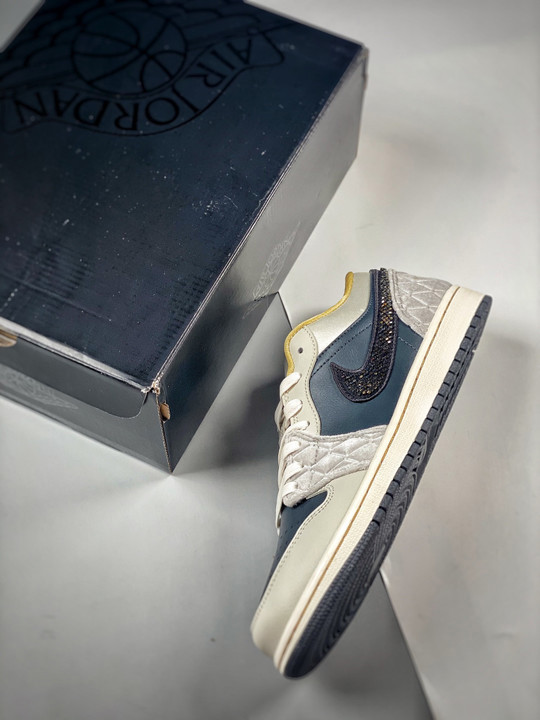 Air jordan 1 low beaded swoosh dv1762-001