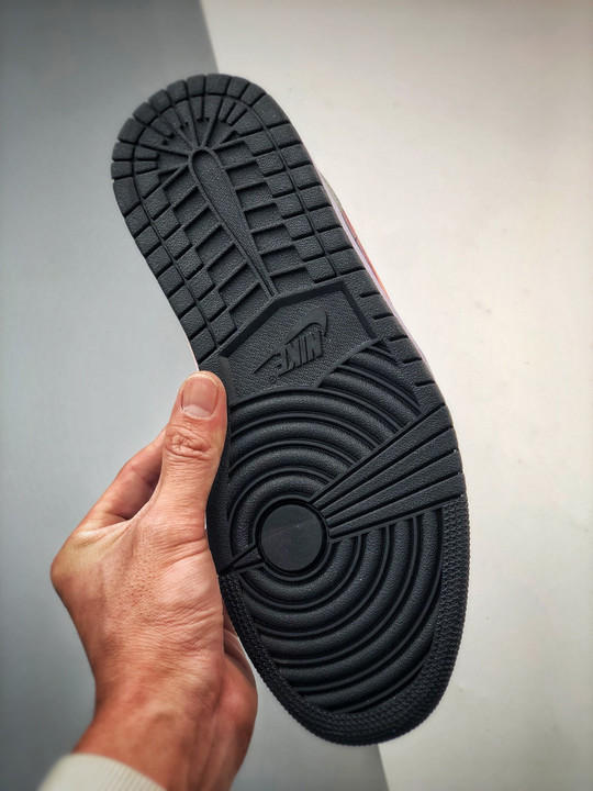 Air jordan 1 low black grey pink 553558-062