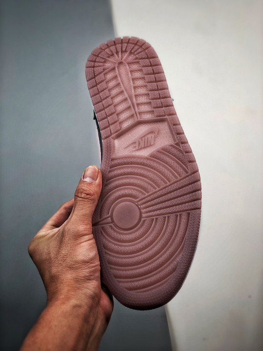 Air jordan 1 low black/iced lilac/white dv1309-051