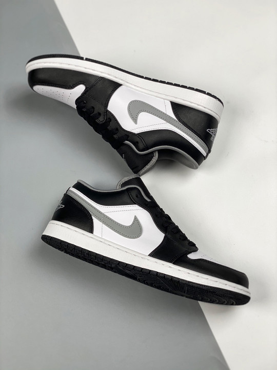 Air jordan 1 low black medium grey 553558-040