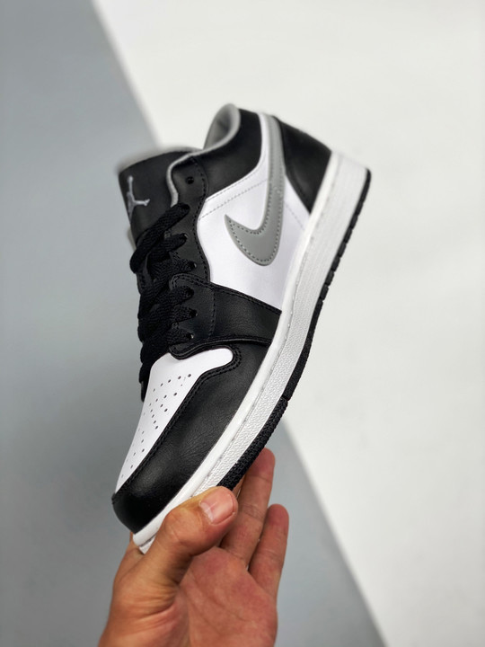 Air jordan 1 low black medium grey 553558-040