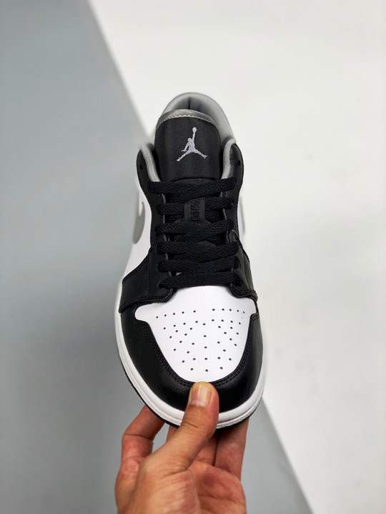 Air jordan 1 low black medium grey 553558-040