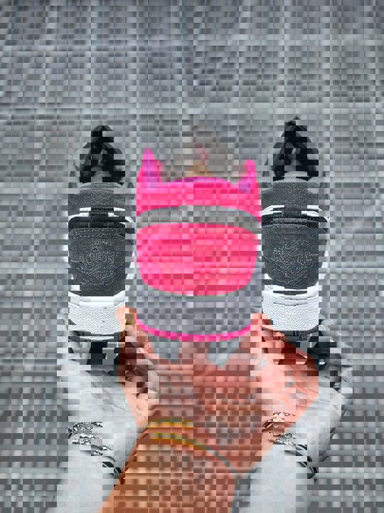 Air jordan 1 low black/white-magenta ck3022-005