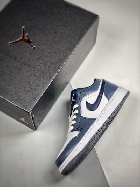 Air jordan 1 low blue tones 553558-414