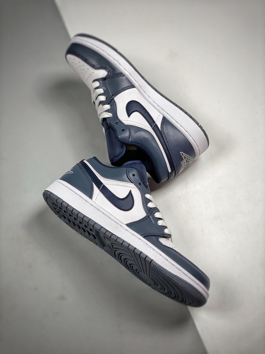 Air jordan 1 low blue tones 553558-414
