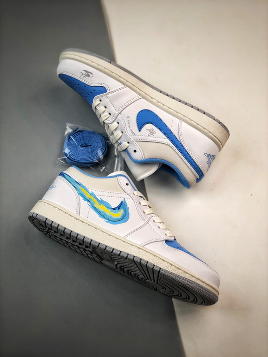 Air jordan 1 low born to flysail/university blue