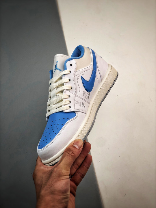 Air jordan 1 low born to flysail/university blue