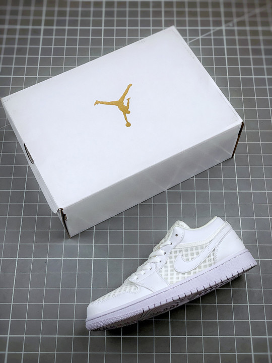 Air jordan 1 low breathewhite dc9508-100