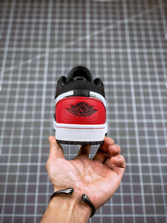 Air jordan 1 low brushstroke swoosh