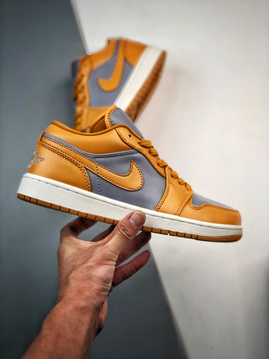 Air jordan 1 low cement grey/chutney-sail dc0774-020