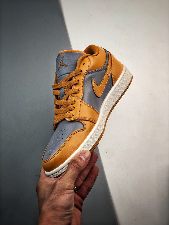 Air jordan 1 low cement grey/chutney-sail dc0774-020