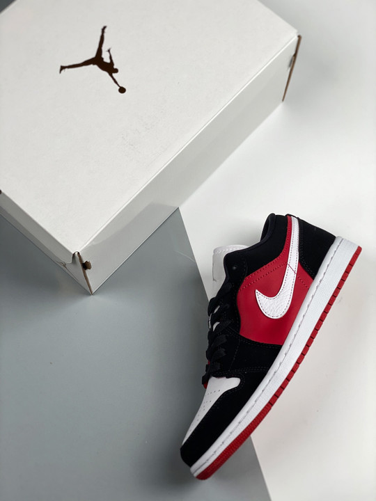 Air jordan 1 low chicago black red white dc0774-016