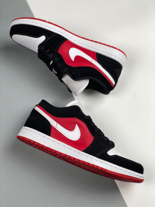 Air jordan 1 low chicago black red white dc0774-016