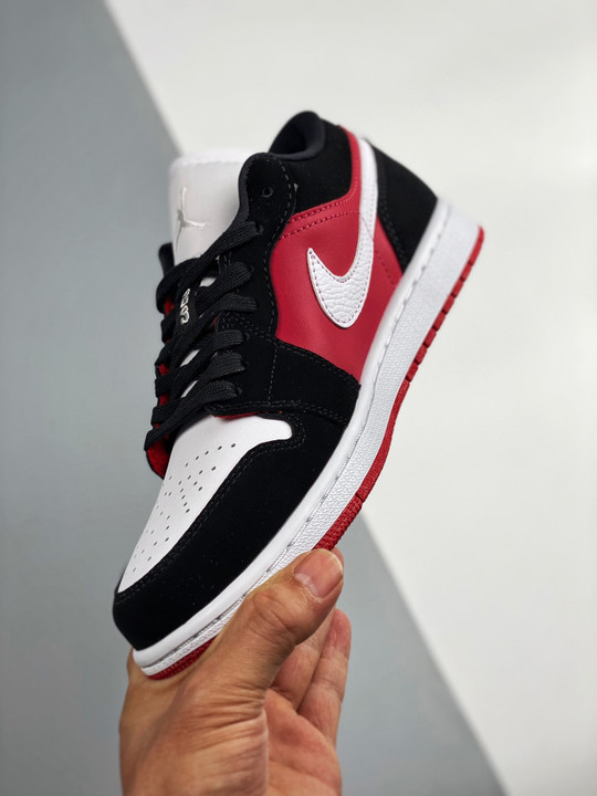 Air jordan 1 low chicago black red white dc0774-016
