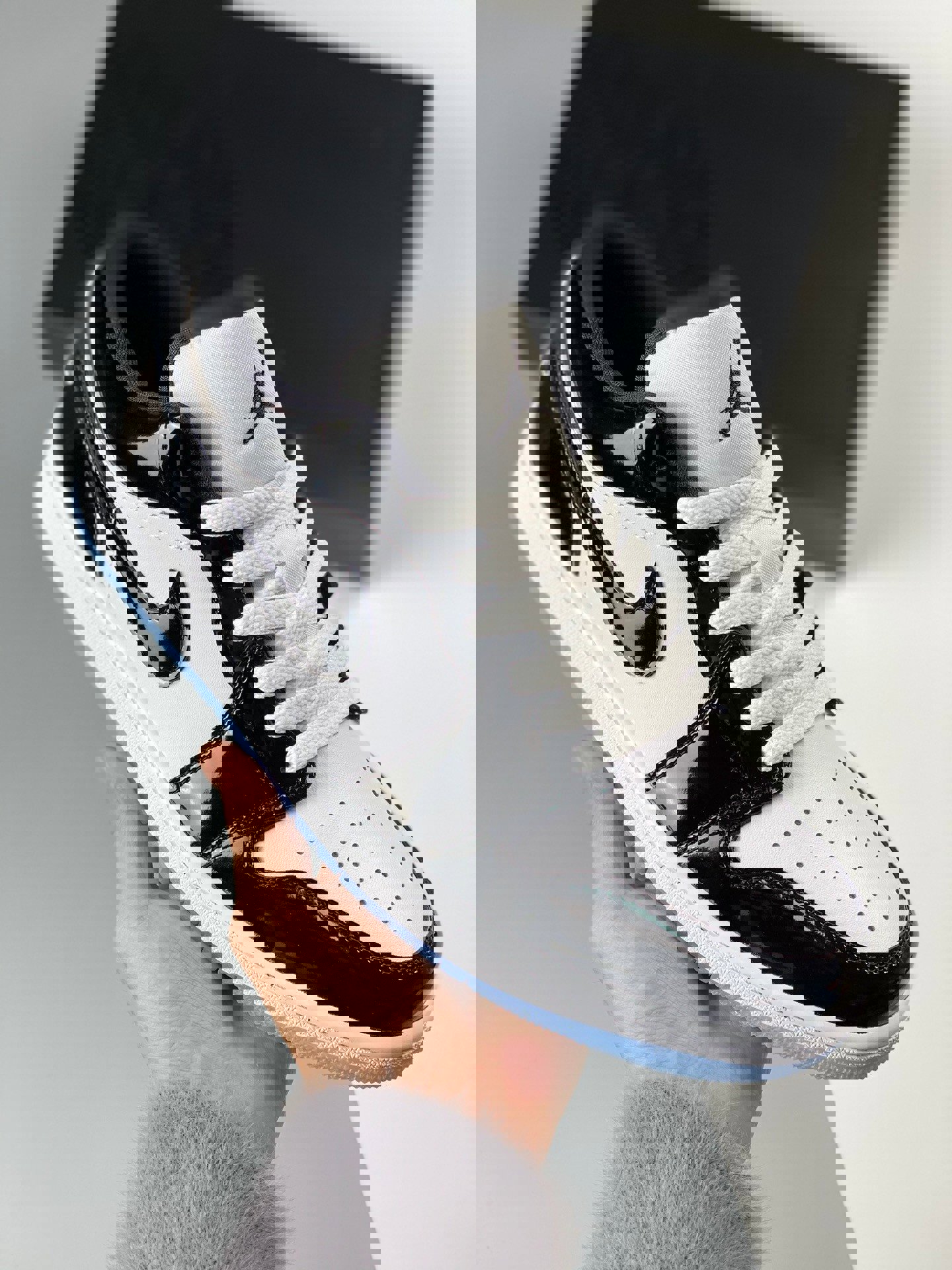 Air jordan 1 low concordwhite/black dv1309-100