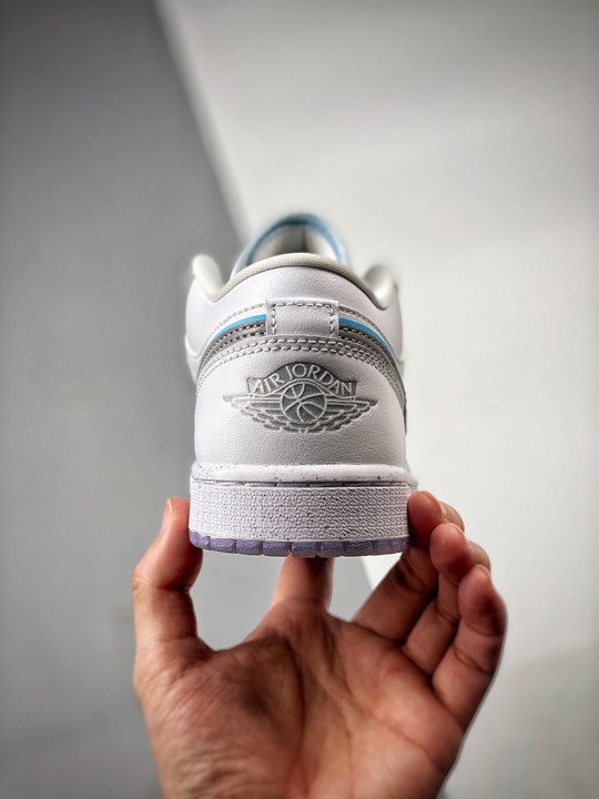 Air jordan 1 low dare to flywhite/blue fb1874-101