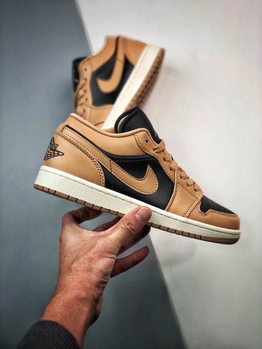 Air jordan 1 low desert/black-sail dv0774-201