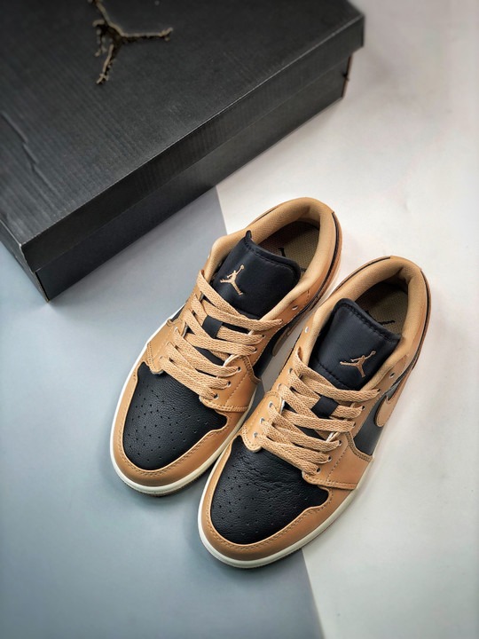 Air jordan 1 low desert/black-sail dv0774-201