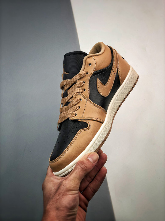 Air jordan 1 low desert/black-sail dv0774-201