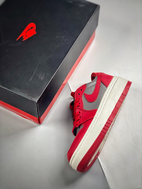 Air jordan 1 low elevate unlvmedium grey/white-varsity red