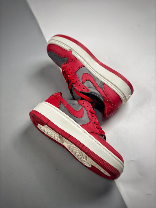 Air jordan 1 low elevate unlvmedium grey/white-varsity red