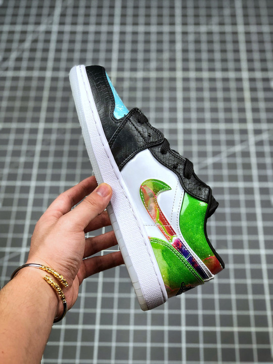 Air jordan 1 low galaxy prints black cw7309-090