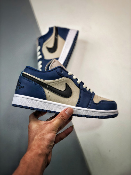 Air jordan 1 low georgetown navy grey dc0774-402
