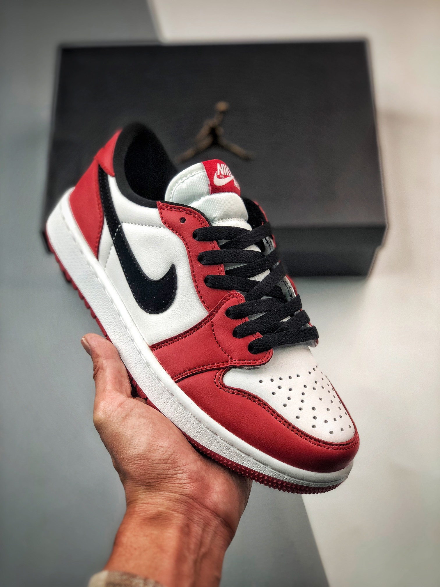 Air jordan 1 low golf chicagovarsity red/black-white