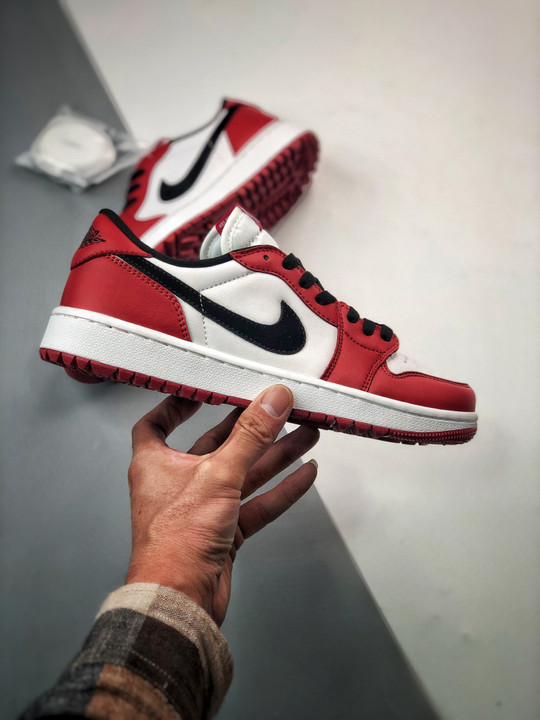 Air jordan 1 low golf chicagovarsity red/black-white