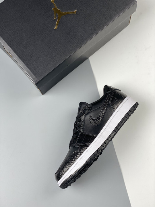 Air jordan 1 low golf crocblack/iron grey/white dd9315-003