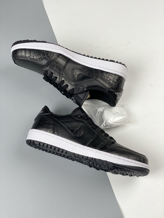 Air jordan 1 low golf crocblack/iron grey/white dd9315-003
