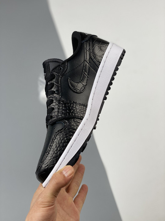Air jordan 1 low golf crocblack/iron grey/white dd9315-003