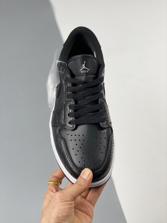 Air jordan 1 low golf crocblack/iron grey/white dd9315-003