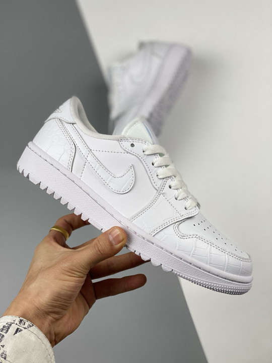 Air jordan 1 low golf crocwhite dd9315-110
