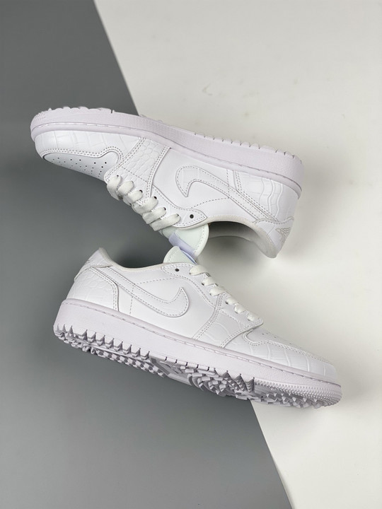 Air jordan 1 low golf crocwhite dd9315-110