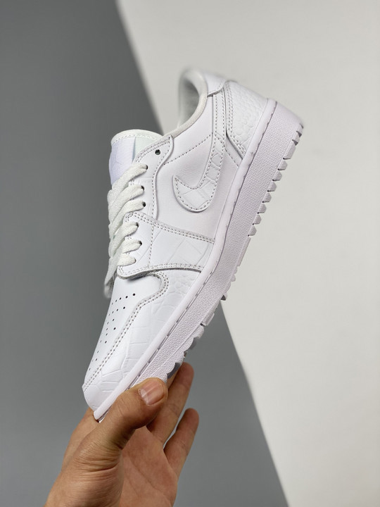 Air jordan 1 low golf crocwhite dd9315-110